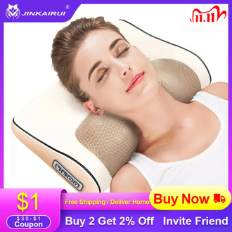 Neck Massager Cervical Shiatsu Massage Pillow Electric Multifunctional Massage Cushion Neck shoulder Body Relax Device