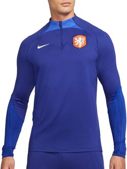Nederland Strike Dri-FIT Trainingssweater Heren blauw - M