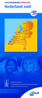 Nederland zuid 1:200000 - Boek ANWB (9018042021)