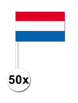 Nederland zwaai vlaggetjes 50 stuks