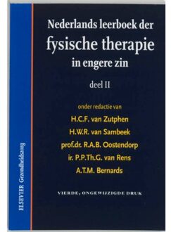 Nederlands leerboek der fysische therapie in engere zin / II - Boek Springer Media B.V. (9035224396)