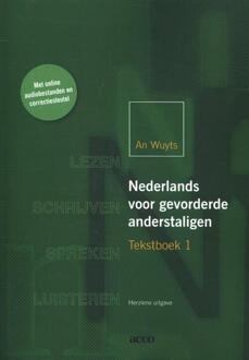 Nederlands voor gevorderde anderstaligen - Boek An Wuyts (9462927707)