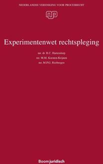 Nederlandse Vereniging voor Procesrecht 41 -   Experimentenwet rechtspleging
