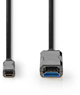 Nedis Actieve Optische USB-Kabel - CCBG6410BK50 Zwart