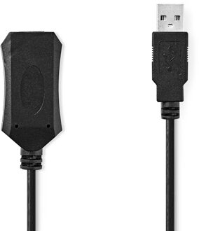 Nedis Actieve USB-Kabel - CCGL60EXTBK50 Zwart