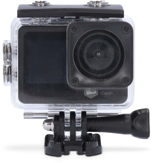 Nedis Action Cam | Dubbel scherm | 1080p@30fps | 12 MPixel | Waterbestendig tot: 30.0 m | 70 min | Wi-Fi | App beschikbaar voor: Android™ / IOS |