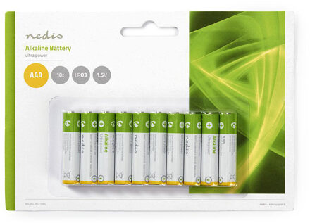 Nedis Alkaline-Batterij AAA - BAAKLR0310BL - Groen