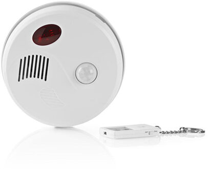 Nedis ALRMMC10WT Bewegingsalarm Voor Beveiliging Plafondbeugel Alarm/zoemer Op Afstand In-/uitschakelen - 30 Dagen Niet Goed Geld Terug