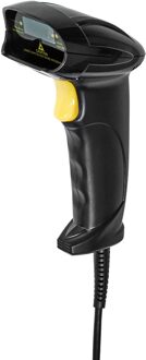 Nedis Barcodescanner | Laser | Bedraad | 1D Lineair | USB 2.0 | 1 stuks - BSCN1D100BK BSCN1D100BK