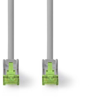 Nedis Cat 8.1 Netwerkkabel | S/FTP | RJ45 Male | RJ45 Male | 15.0 m | Rond | LSZH | Grijs | Label - CCGL85520GY150