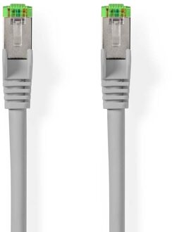 Nedis Cat 8.1 Netwerkkabel | S/FTP | RJ45 Male | RJ45 Male | 20.0 m | Rond | LSZH | Grijs | Label - CCGL85520GY200