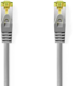Nedis Cat 8.1 Netwerkkabel | S/FTP | RJ45 Male | RJ45 Male | 3.00 m | Rond | LSZH | Grijs | Label - CCGL85520GY30