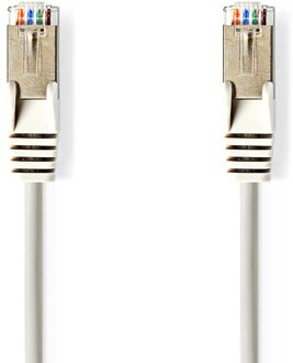 Nedis CAT5e Netwerkkabel | SF/UTP | RJ45 Male | RJ45 Male | 1.50 m | Rond | PVC | Grijs | Label - CCGL85121GY15