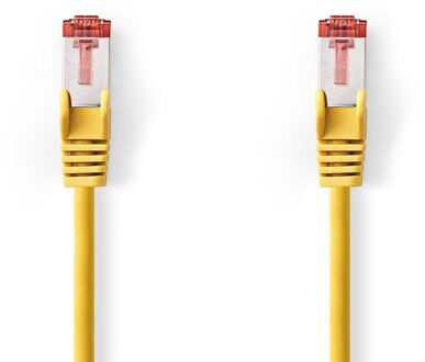 Nedis CAT6 Netwerkkabel | RJ45 Male | RJ45 Male | S/FTP | 15.0 m | Rond | LSZH | Grijs | Label - CCGL85221YE150