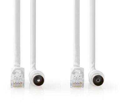 Nedis Coax- en CAT6-Combikabel - CSGB4500WT30 Wit