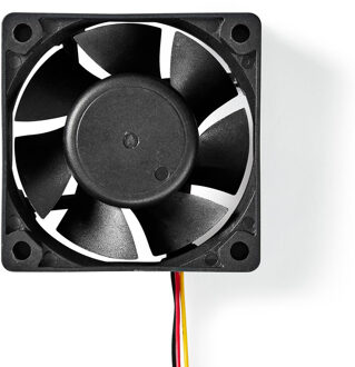 Nedis DCFAN6025BK Computerventilatordc 60 Mm 3-pins Stil