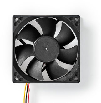 Nedis DCFAN8025BK Computerventilatordc 80 Mm 3-pin Stil