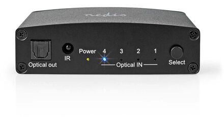 Nedis Digitale Audio-Switch - ASWI2514BK - Zwart