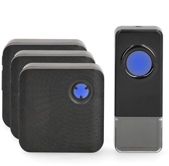 Nedis Draadloze Deurbelset | Netvoeding | 100 - 240 V AC 50/60 Hz | 1x 23A 12V | Volume: 110 dB | Signaalbereik: 150 m | IP55 | Instelbaar volume | 58