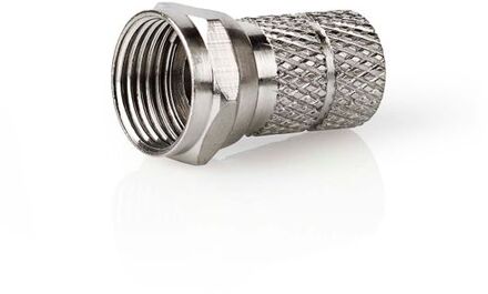 Nedis F-Connector - CSGB41906ME - Zilver Zilverkleurig