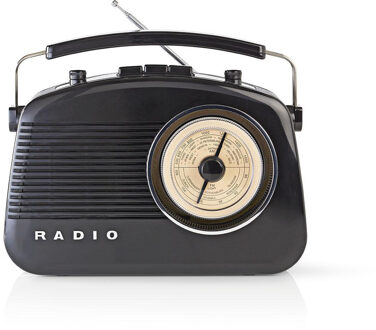 Nedis FM-Radio - RDFM5000BK Zwart