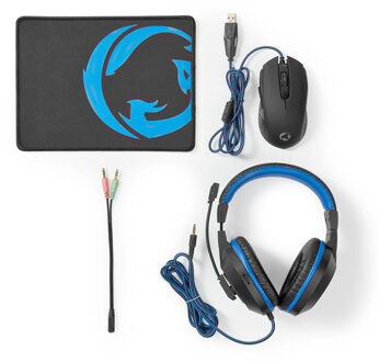 Nedis Gaming Combo Kit - GCK31100BK - Zwart