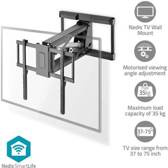 Nedis Gemotoriseerde TV-Muurbeugel - TVWM5880BK Zwart