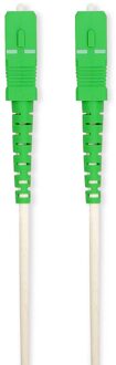 Nedis Glasvezel Patchkabel | SMF (Single Mode Phase) | SC/APC | SC/APC | 100 Gbps | 2.00 m | Wit | Gift Box met Euro Lock - CCGB89600WT20