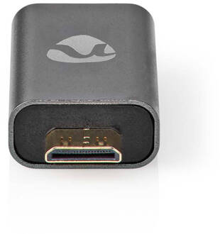 Nedis HDMI-Adapter - CVTB34906GY - Gun Metal Grijs