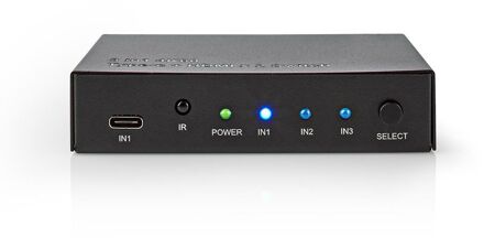 Nedis HDMI-Switch - VSWI34721AT - Antraciet Zwart