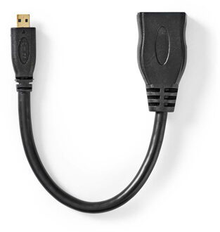 Nedis High Speed ??HDMI-Kabel met Ethernet - CVGP34790BK02 Zwart