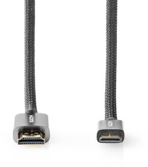 Nedis High Speed ??HDMI-Kabel met Ethernet - CVTB34500GY20 Zwart