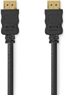 Nedis High Speed ??HDMI™-Kabel met Ethernet | HDMI™ Connector | HDMI™ Connector | 4K@60Hz | ARC | 18 Gbps | 3.00 m | Rond | PVC | Zwart | Label