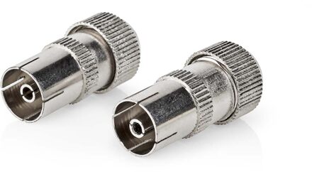 Nedis IEC (Coax) Connector - CSGP40922ME - Zilver Zilverkleurig