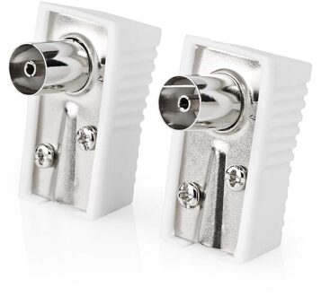 Nedis Iec Coax Connector - Iec Vrouwelijk - Wit