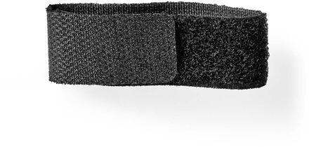 Nedis Kabelmanagement | Klittenband | Vergrendeld | 6 Stuks | Nylon | Zwart | 1 stuks - CMGC23016BK CMGC23016BK