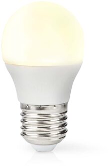 Nedis LED-Lamp E27 - LBE27G451 Wit