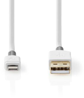 Nedis Lightning Kabel - CCBW39300WT20 Wit