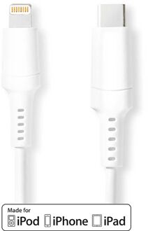 Nedis Lightning Kabel - CCGW39650WT10 Wit