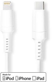 Nedis Lightning Kabel - CCGW39650WT20 Wit