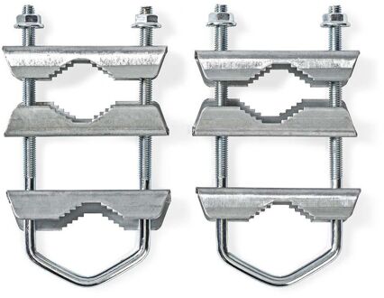 Nedis Mastklem voor Satellietschotel - SDMC100ME - Zilver Zilverkleurig