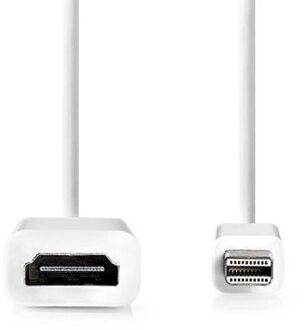 Nedis Mini DisplayPort-Kabel - CCGB37650WT02 Wit