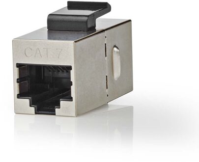 Nedis Netwerkkoppeling | CAT6a / CAT7 | Afgeschermd | RJ45 Female | RJ45 Female | Recht | Metaal | Doos - CCGB89015ME