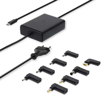 Nedis Notebook-Adapter - NBAU100110BK Zwart