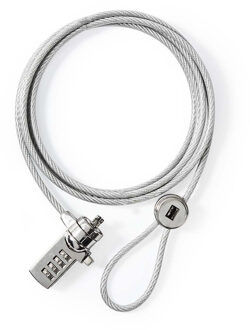 Nedis Notebook-Slot - NBLKD100ME Zilverkleurig