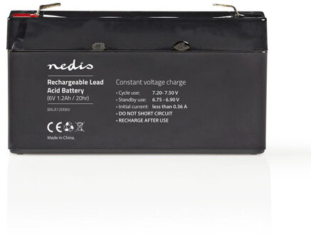 Nedis Oplaadbare Loodaccu - BALA12006V