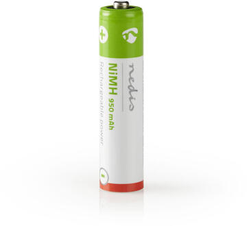 Nedis Oplaadbare NiMH-Batterij AAA - BANM9HR034B - Groen