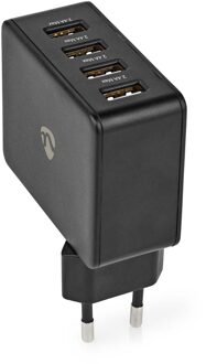 Nedis Oplader - WCHAU481ABK - Zwart