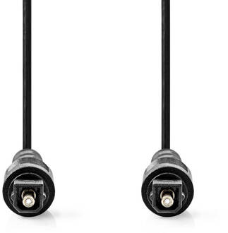 Nedis Optische Audiokabel - CAGB25000BK10 Zwart