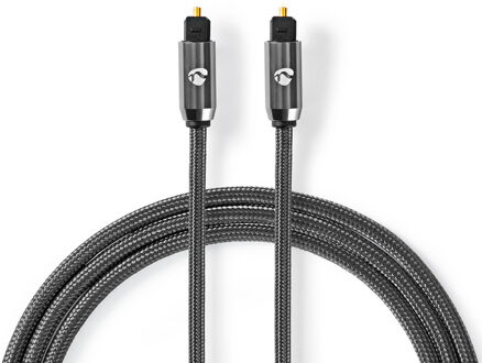 Nedis Optische Audiokabel - CATB25000GY10 Grijs